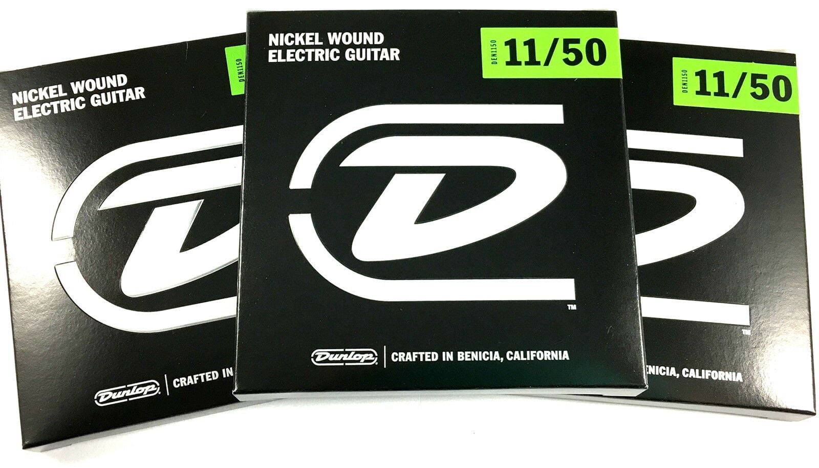 Dunlop Guitar Strings - Electric - 3 Pack - 11-50 - Nickel Plated Steel