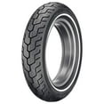 thumbnail image 1 of Dunlop Harley-Davidson D402 Rear Motorcycle Tire MT90B-16 (74H) Slim White Wall For Harley-Davidson® Softail Springer FXSTS® 1988-2003, 1 of 6