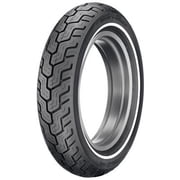 Dunlop Harley-Davidson D402 Rear Motorcycle Tire MU85B-16 77H Slim White Wall for Harley-Davidson Softail Night Train FXSTB 2003-2005