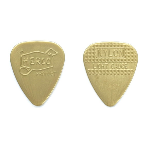 Dunlop Herco Vintage 66' Light Picks Gold (6-Pack)