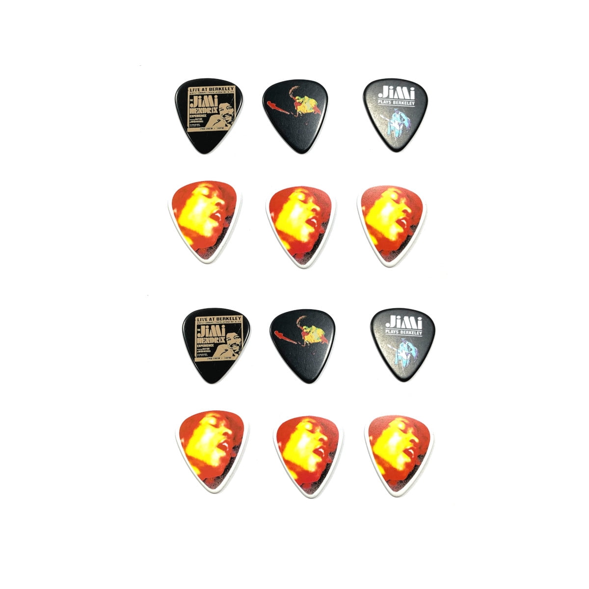 Dunlop Jimi Hendrix Guitar Picks Electric Ladyland Medium 12-Picks