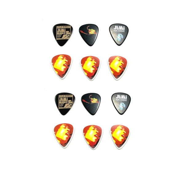 Dunlop Jimi Hendrix Guitar Picks Electric Ladyland Medium 12-Picks