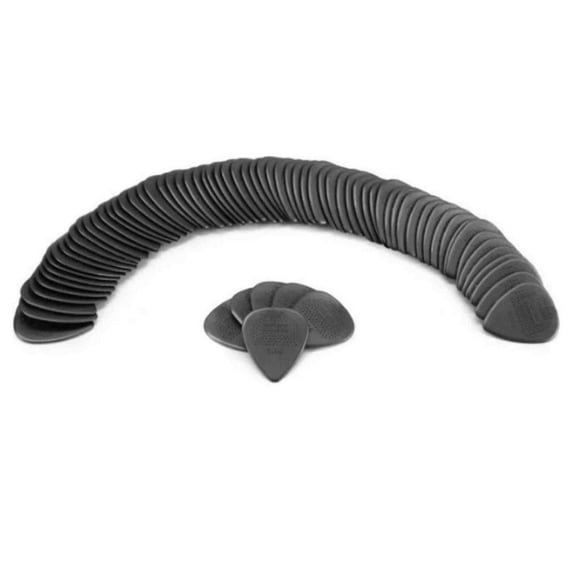 Dunlop Max-Grip Nylon Guitar Picks - Black - 1.14mm Gauge - 72 Pack