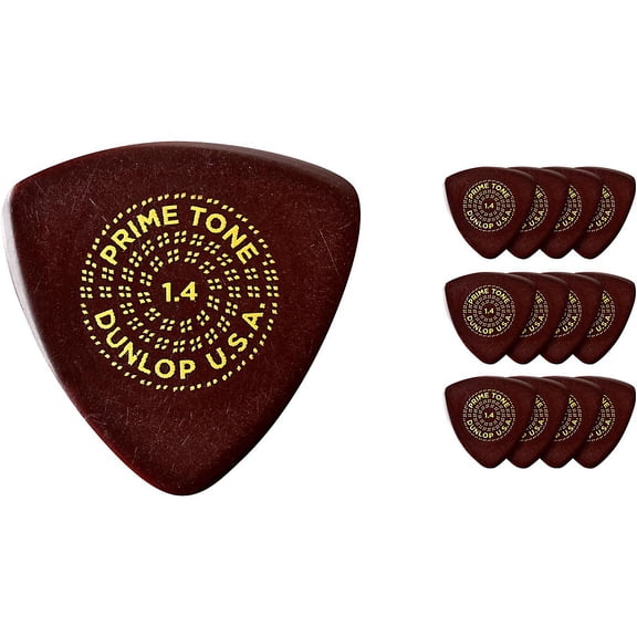 Dunlop Primetone Small Tri Sculpted Plectra, 1.3 (12-Pack)