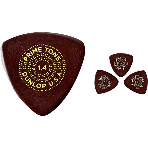 Dunlop Primetone Small Tri Smooth Guitar Pick - 1.30mm Gauge - 3 Pack