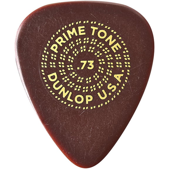 Dunlop Primetone Standard Smooth Guitar Picks, .73mm Gauge, Brown, 3-Pack