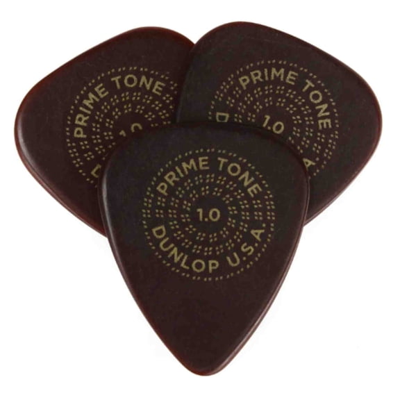 Dunlop Primetone Standard Sculpted Plectra Pick 1.0mm - 3 Pack