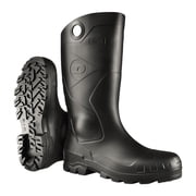 Chesapeake 8677600.09 Rubber Boots, Steel Toe, Unisex, Size 9, 14 in Boot, PVC, Black