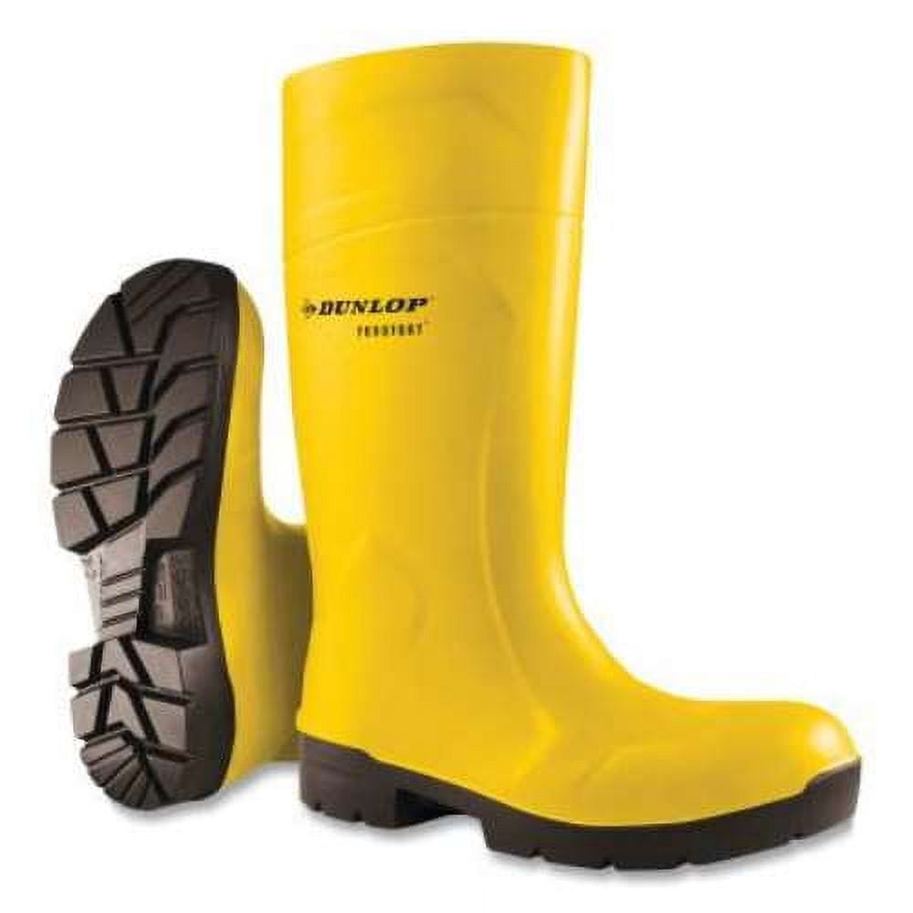 rubber boots dunlop wellies yellow Dunlop Rubber Boot,Unisex,9,Knee,Yellow,PR 6123155