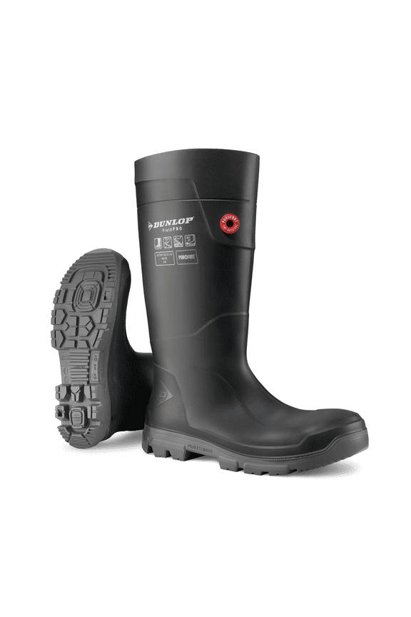 Purofort FieldPRO full safety - Work boots for Men & Women with Steel Toe - Waterproof Safety boots - Chemical and Slip Resistant - Construction boots With Cold Insulation - Size 3 - 14