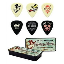 Dunlop RWT02M Rev Willy Pick Tin, Assorted, Medium, 6 Picks/Tin