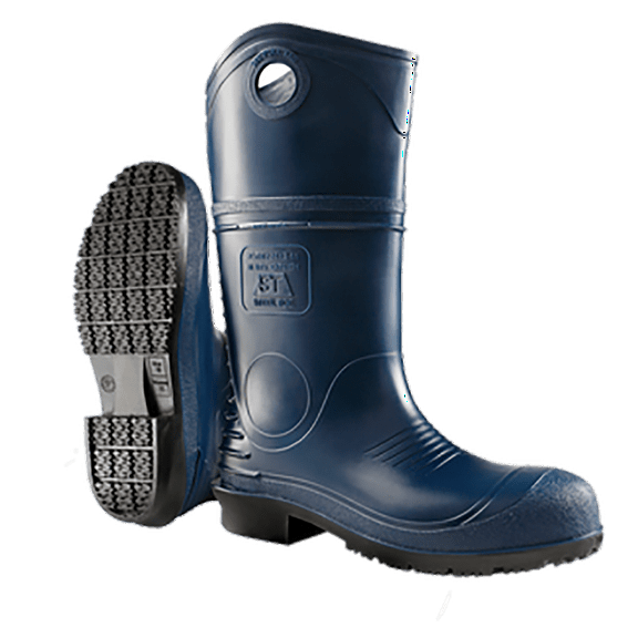 Dunlop Men's DuraPro Rubber Boot, Plain Toe, 10 - 13" Height, Blue, 16 8908500