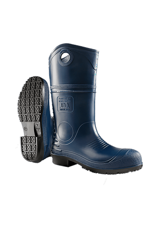 Dunlop Men's DuraPro Rubber Boot, Plain Toe, 10 - 13" Height, Blue, 16 8908500
