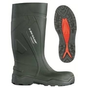 Dunlop Rubber Boot,Mens,9,Knee,Green,PR E762943