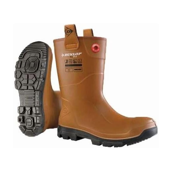 Dunlop Unisex RigPro Purofort, Steel Toe, Black, Men's 5 / Women's 7 LJ2HR42