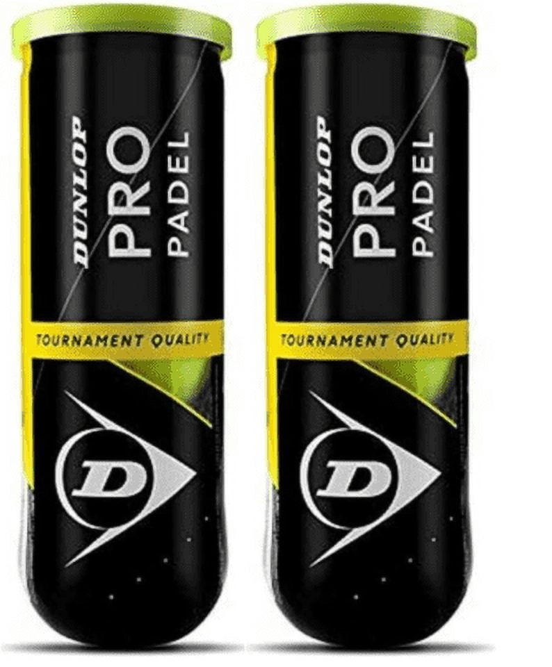 Pad Ball Dunlop Sports Pro Padel Ball, Yellow. 2 Can (2x3 Balls) - Walmart.com