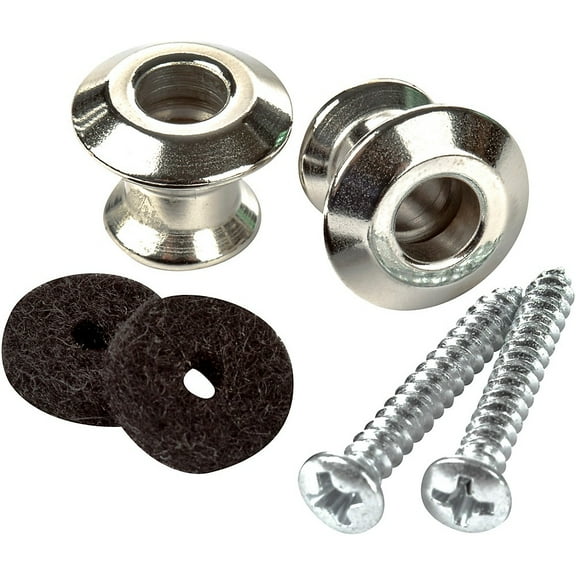 Dunlop Strap Buttons - Guitar - Dual Design - Nickel