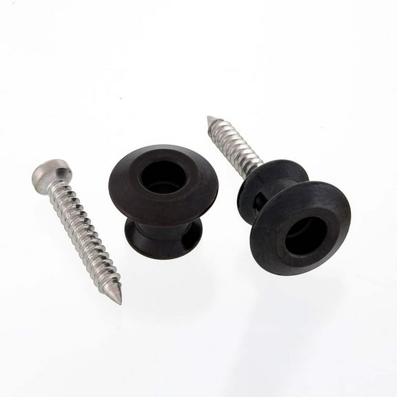 2 buttons only for dunlop strap locks nickel (original version)