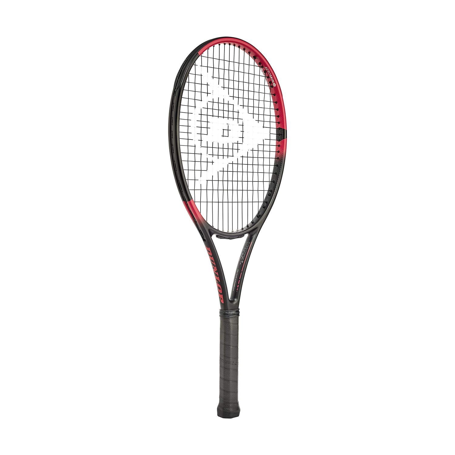 Dunlop Sports Team 285 Pre-Strung Tennis Racket, 1/4 Grip, Black/red