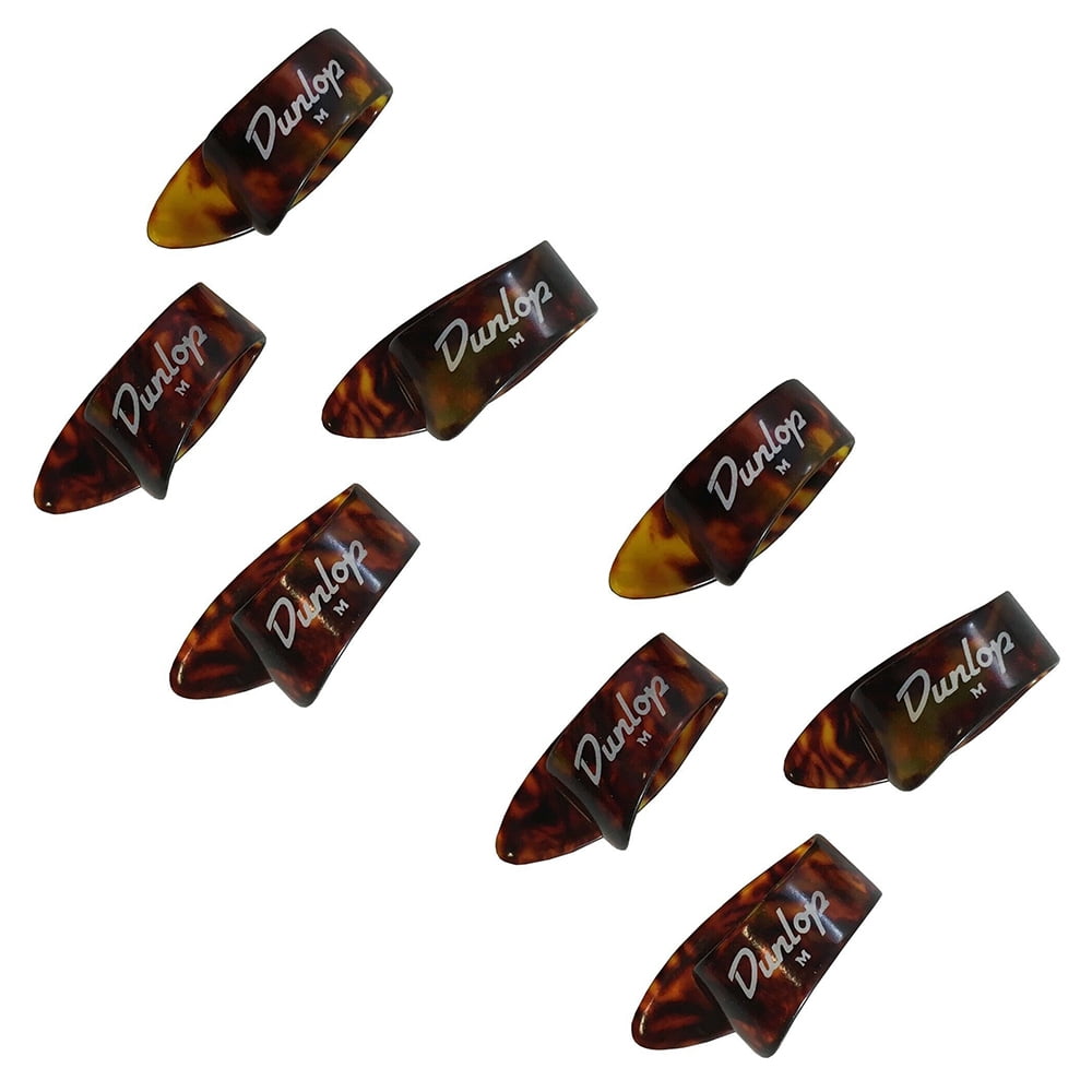 Dunlop Thumb Picks  Shell  Medium  8 Picks  9022P