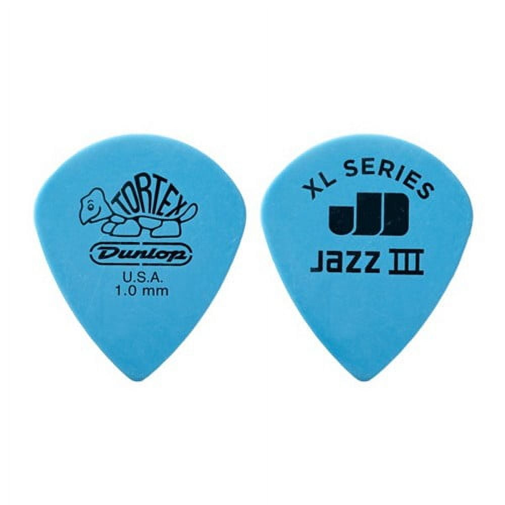 Dunlop Tortex Black Jazz III Xl Refill Bag, 1.35mm, 72 picks
