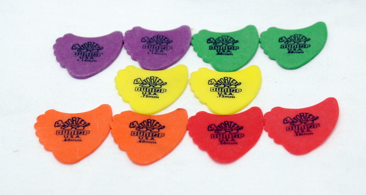 Dunlop Tortex Fins Variety Pack, 10 Picks Total - Walmart.com