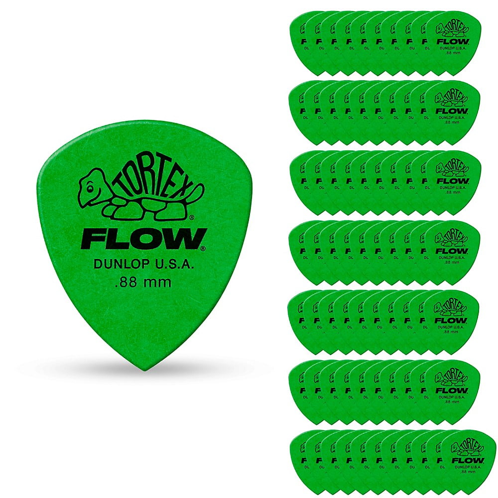 Dunlop Tortex Flow Guitar Picks STD PK 72 .88 mm 72 Pack Walmart