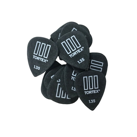 Dunlop Guitar Picks 12 Pack Tortex III 1.35mm 462P1.35