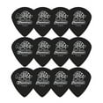 thumbnail image 1 of Dunlop Tortex Pitch Black Jazz Guitar Picks 1 Dozen .60 mm, 1 of 2