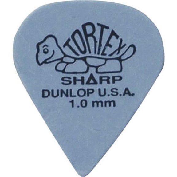 Dunlop Tortex Sharp Guitar Picks 1.0mm Blue 72 Pack 72 Pack 1.0mm BLUE
