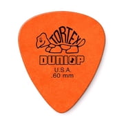 Dunlop Tortex Standard .60mm Orange Guitar Pick, 12 Pack