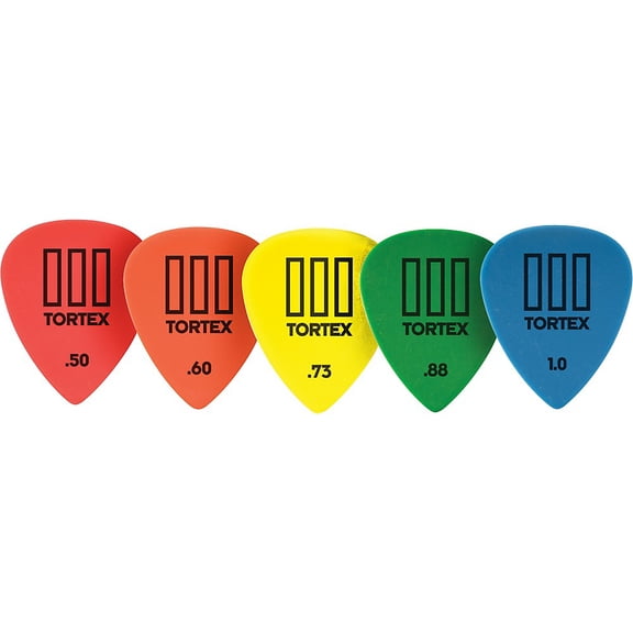 Dunlop Tortex T3 Sharp Tip Guitar Picks 72-Pack .60 mm