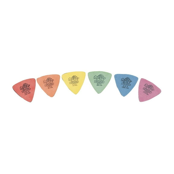 Dunlop Tortex Triangle Guitar Picks 6 Pack .50 mm