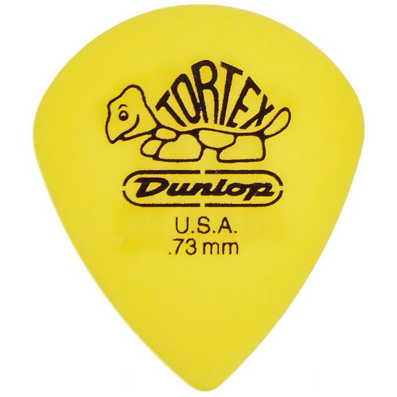 Dunlop Tortex Jazz III XL Guitar Picks - Yellow - .73mm Gauge - 72 Pack