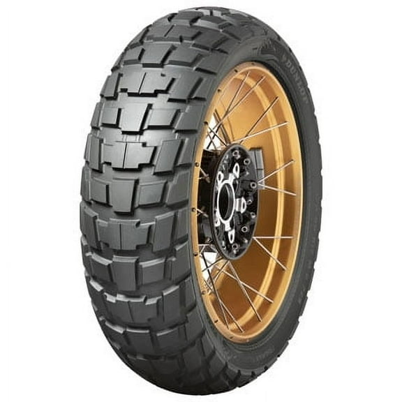 Dunlop Trailmax Raid Rear Motorcycle Tire 130/80-17 (65S) Tubeless For Kawasaki KLR650 1987-2018