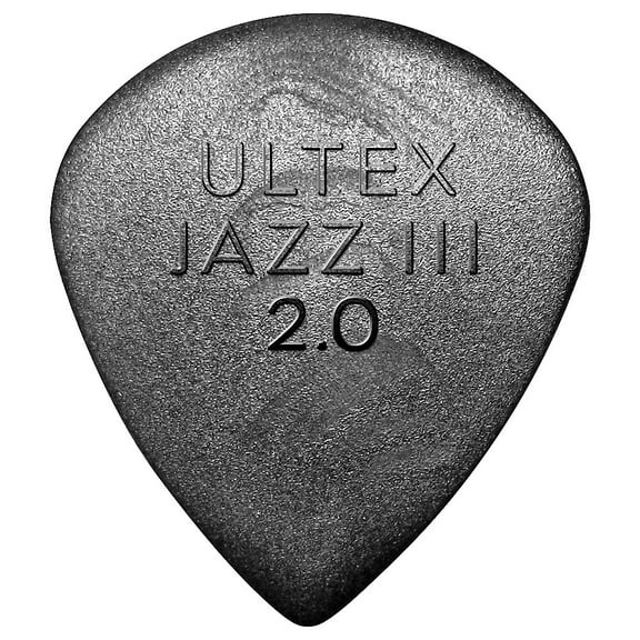 Dunlop Ultex Jazz III Guitar Pick 6-Pack 2.0 mm