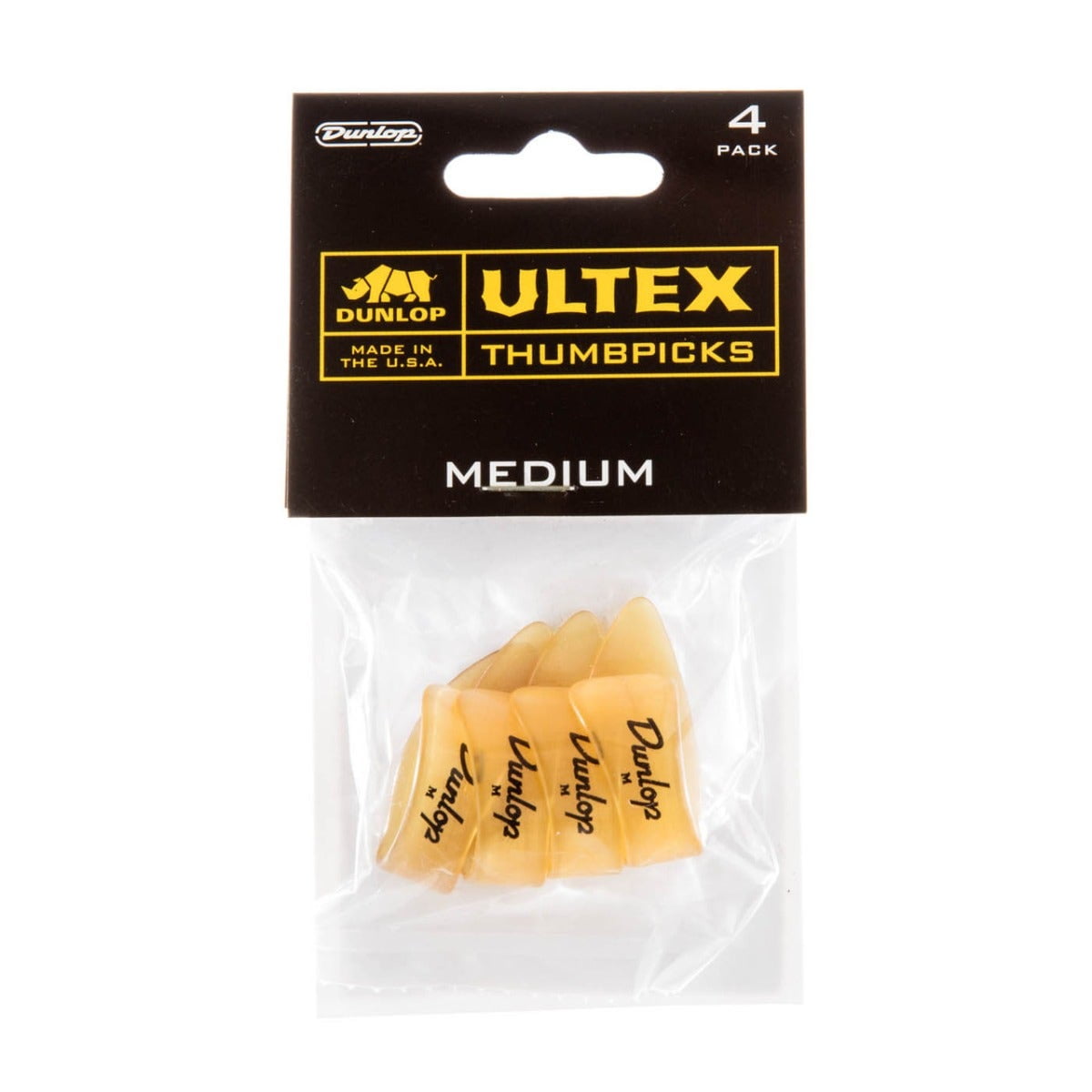 Dunlop Ultex Medium Thumbpicks Gold (12-Pack)