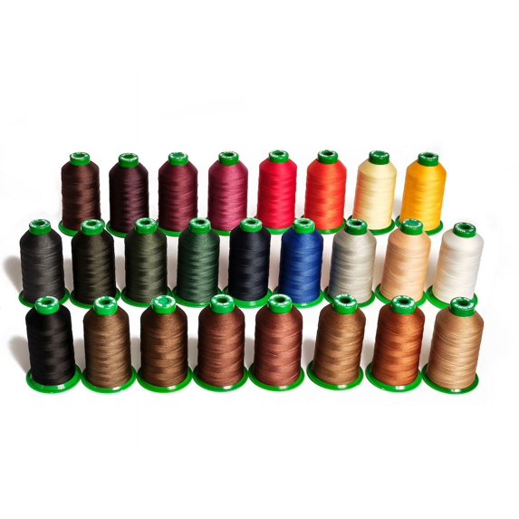Dunmore Thread, Bonded Nylon 66, 25 Color Set