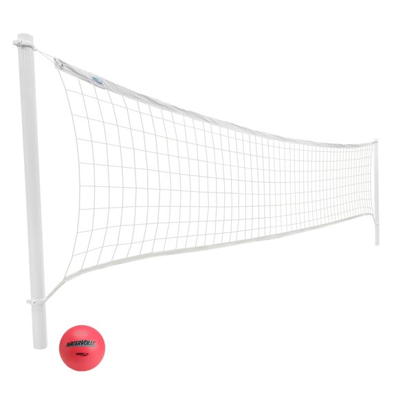 Dunn-Rite ProVolly Pool Volleyball Set with Ball and 24 Foot Net