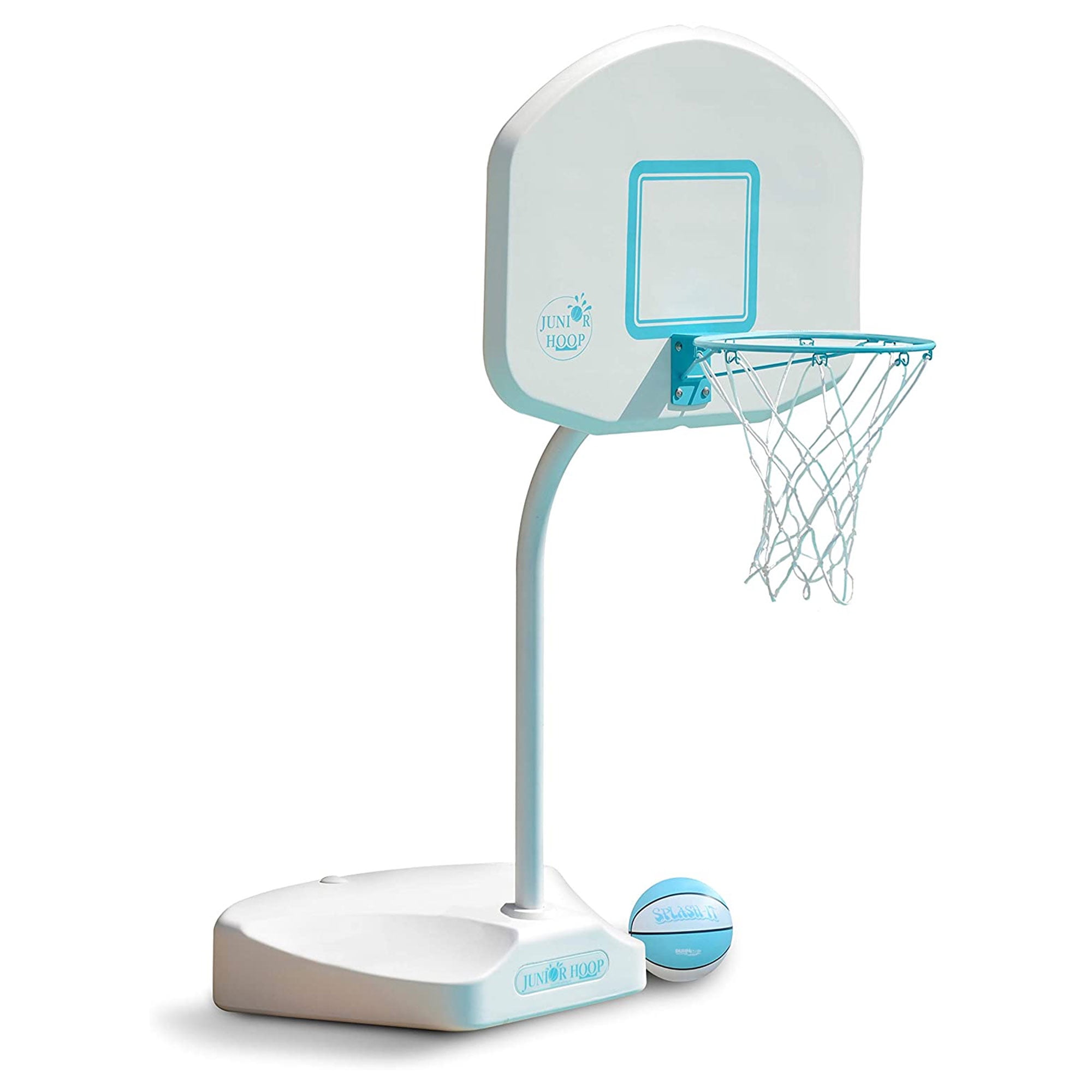DunnRite Pool Basketball Junior Hoop w/ Ball, Base, & Stainless Steel