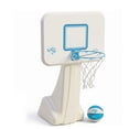 thumbnail image 1 of Dunn-Rite PoolSport Swimming Pool Basketball Hoop w/Ball, Base, & 13.5 Inch Stainless Steel Rim for Adults & Kids, 1 of 8