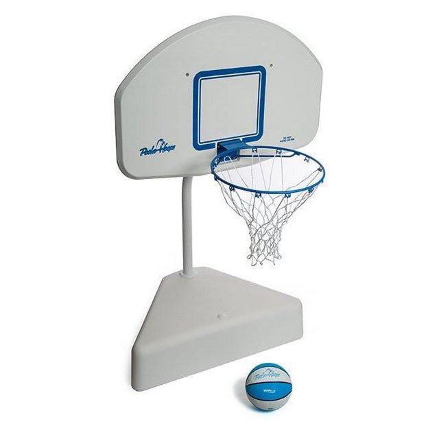 DunnRite Products Poola Hoops Poolside Basketball Game with Ball and Net B750B700