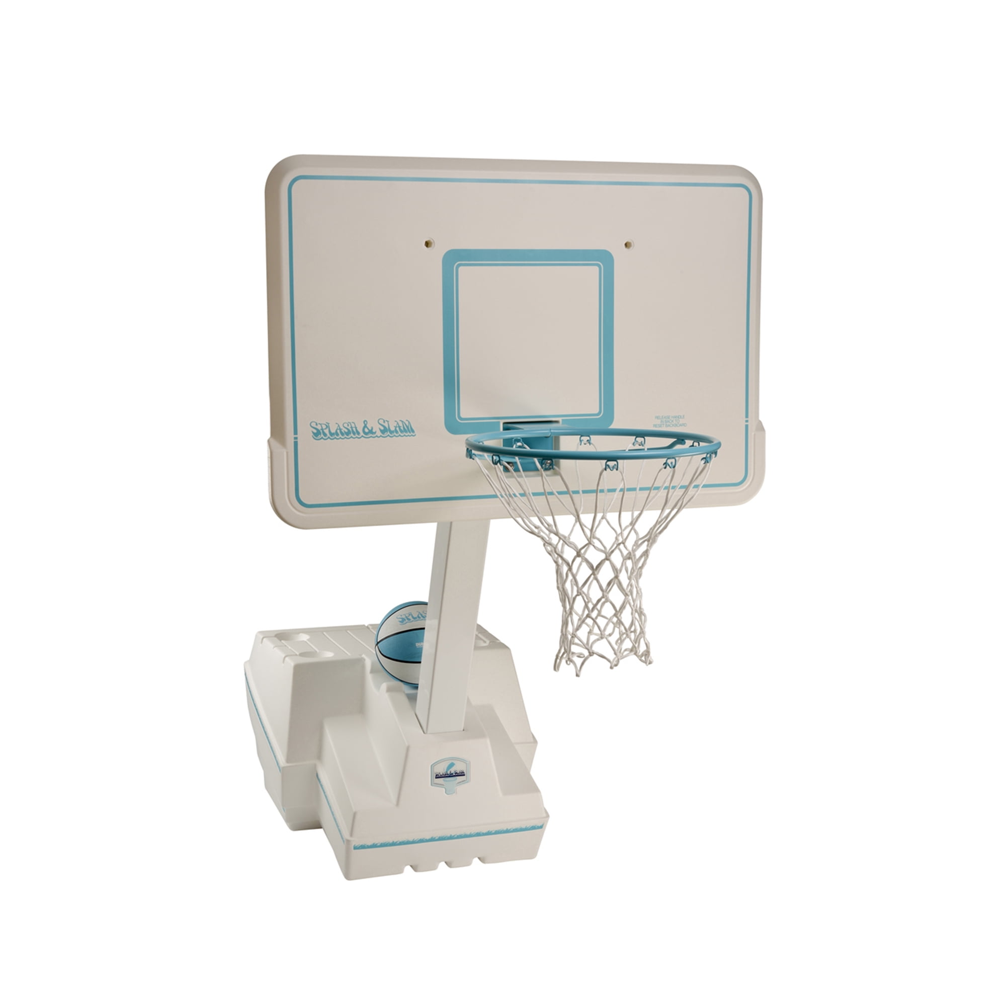 DunnRite Splash and Shoot Swimming Pool Basketball Hoop, White