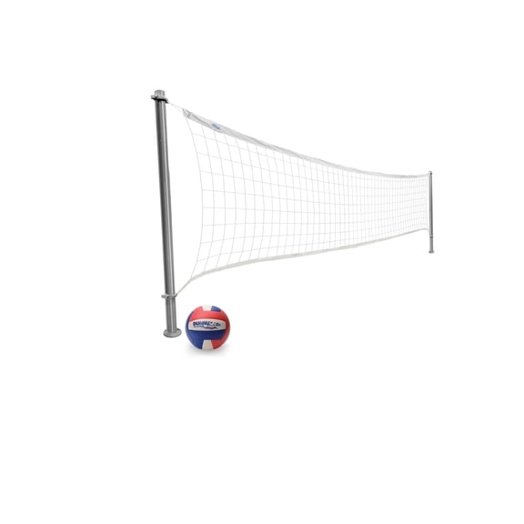 Dunn-Rite Stainless DeckVolly Pool Volleyball Set