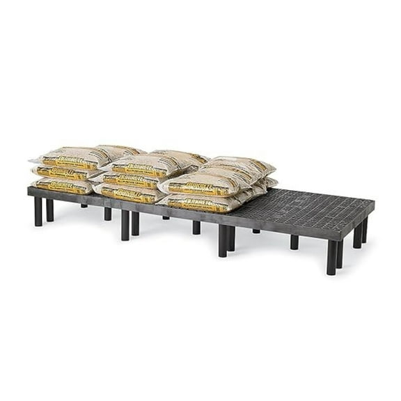 Dunnage Rack, 500 Lb., Hdpe, 36 W X 24 D