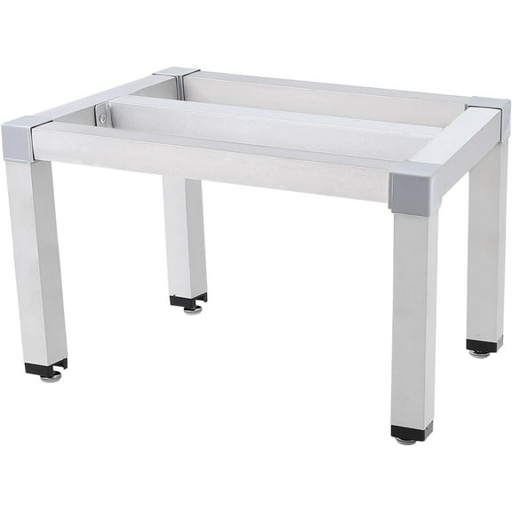 Dunnage Rack Aluminum 24'' x 14'', 8-Inch Elevated Storage Solution with 1000 Lb Capacity for Kitchens, Restaurants, Supermarkets, and Grocery Stores