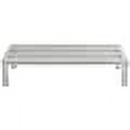 Dunnage Rack - Aluminum Floor Rack for Kitchen Restaurant 48" L x 14"W x 8"H 1,000 lb.