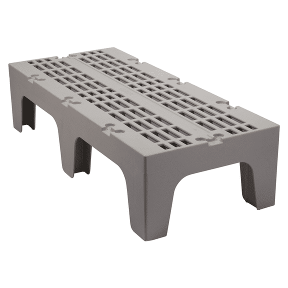 Dunnage Rack with Slotted Top 48" Speckled Gray