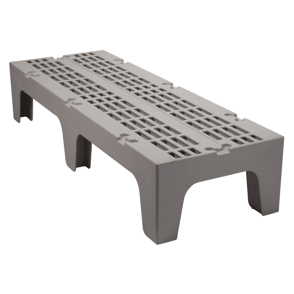 Dunnage Rack with Slotted Top 60" Speckled Gray