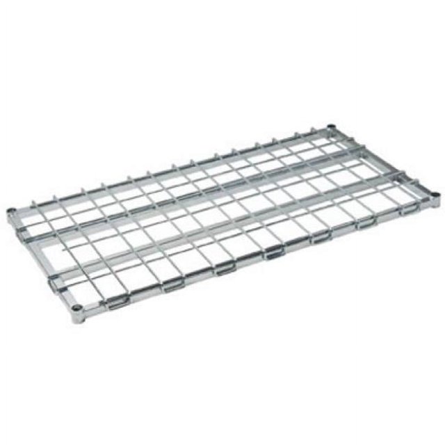 Dunnage Shelf with Wire Mat - Chrome - 18in. W x 60in. L - Walmart.com